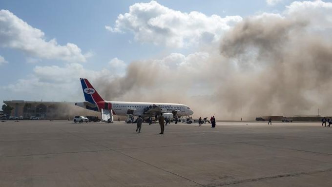 روسيا تدين هجوم مطار عدن وتدعو إلى إجراء تحقيق "غير منحاز"