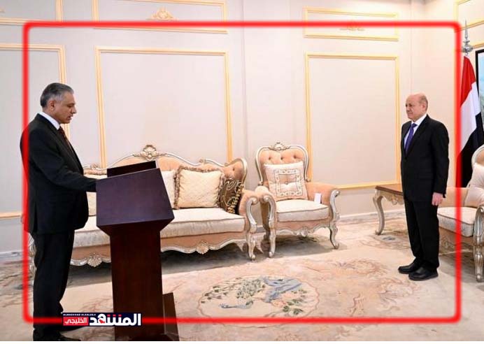 فقيرة يؤدي اليمين الدستورية بمناسبة تعيينه سفيراً في الاردن والرئيس العليمي يحثه على خدمة اليمنيين المقيمين في المملكة