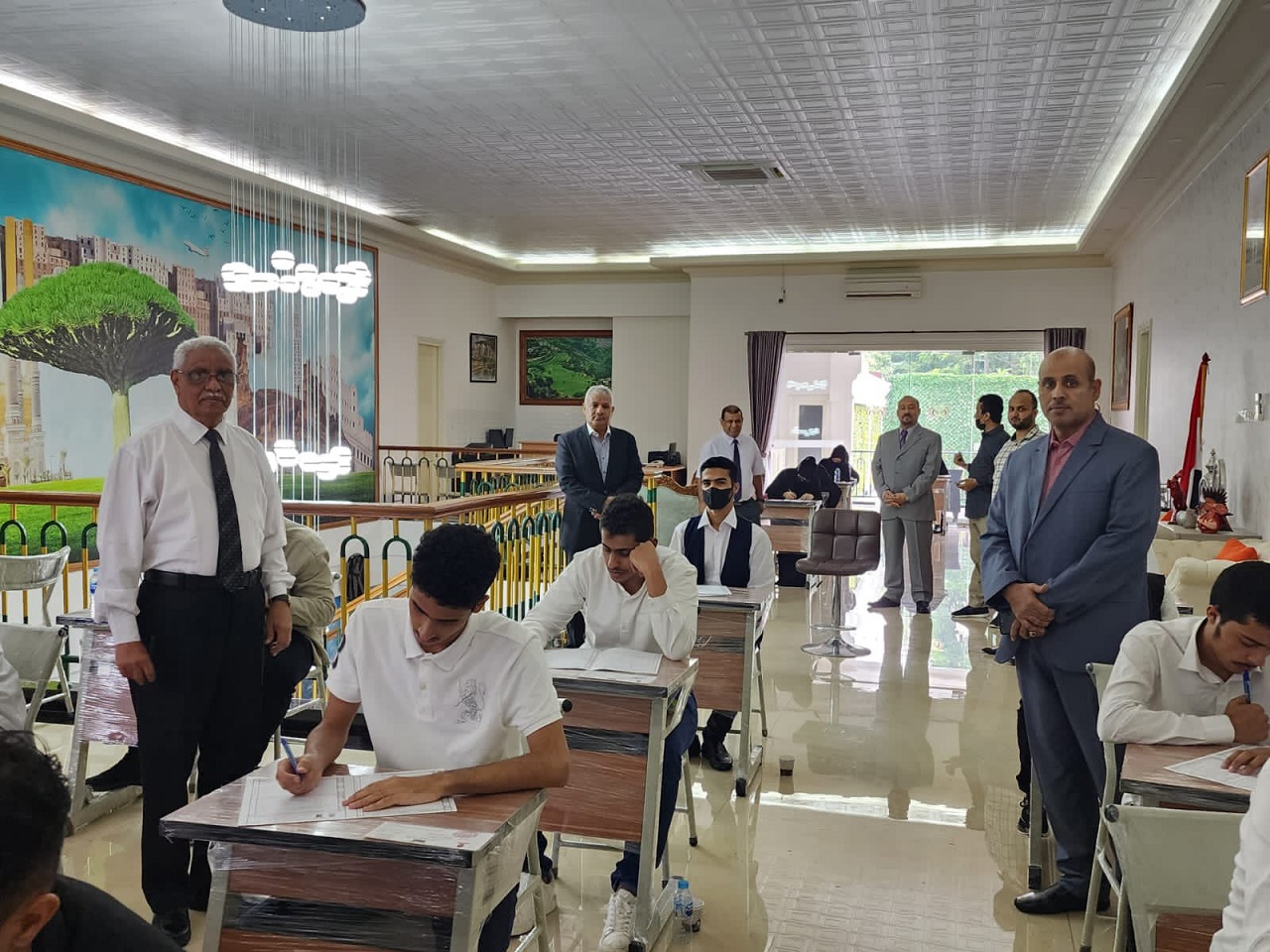 تدشين اختبارات الثانوية العامة للجالية اليمنية في اندونيسيا