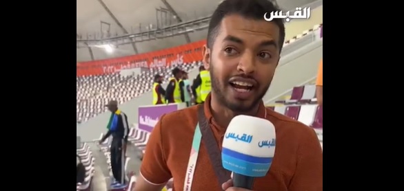 شاب يمني يذهل جمهور مونديال قطر بتعليق رياضي يفوق الخيال - (فيديو)