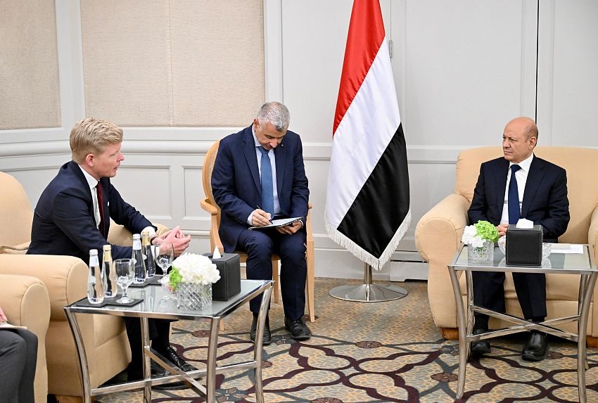 الرئيس العليمي لـ المبعوث الاممي: يجب ممارسة أقصى الضغوط على ميليشيا ايران للتعاطي الجاد مع جهود تجديد الهدنة