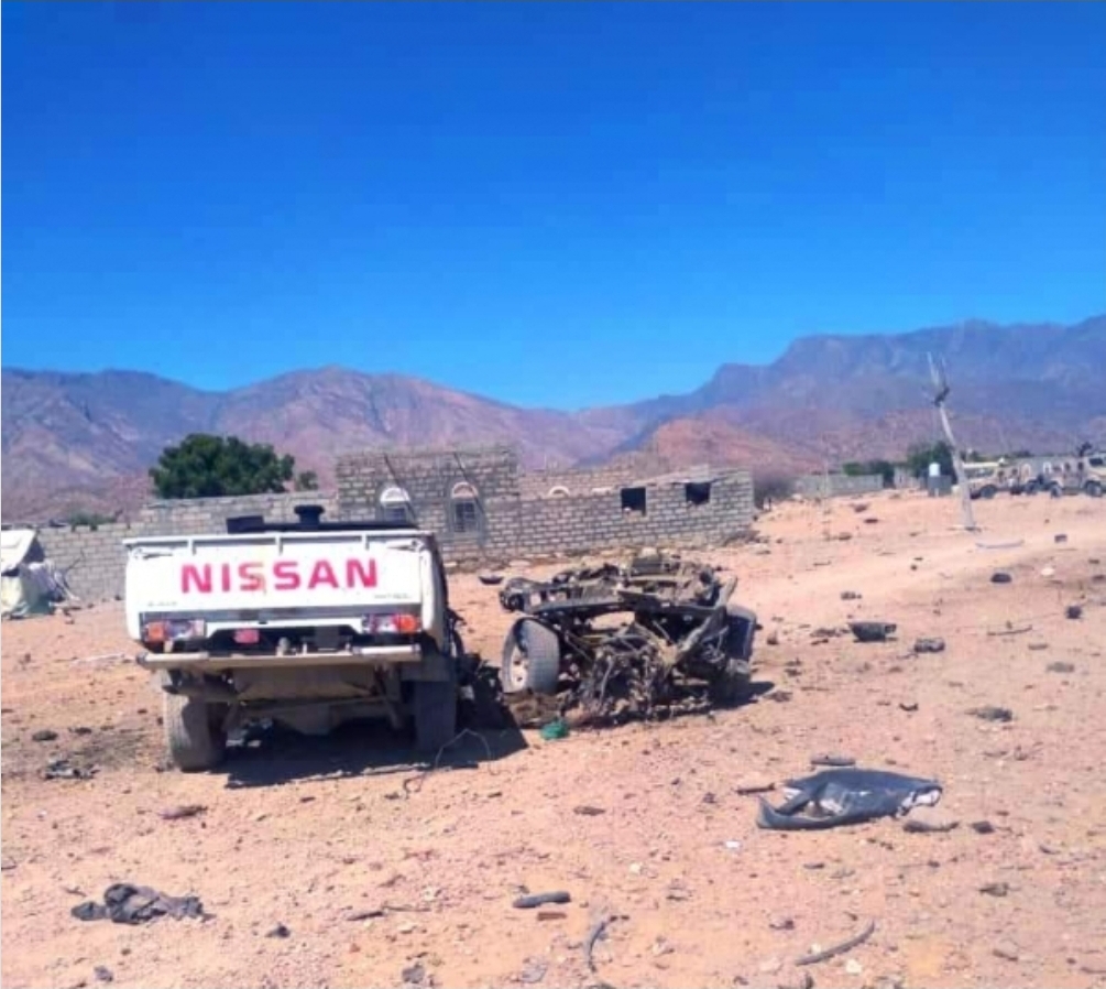 أبين...مقتل 5 عسكريين بينهم قائدان رفيعان بانفجار عبوة ناسفة