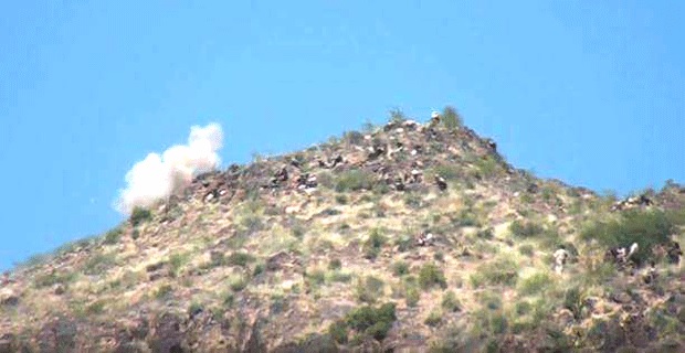 مقتل وإصابة 6 من جنود إثر هجوم بطائرة مسيرة استهدف مركبة عسكرية غرب تعز