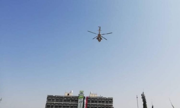 تحليق مكثف للطيران المروحي في سماء صنعاء