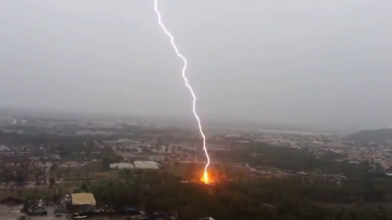 وفاة شخصين بصاعقة رعدية شمال غرب اليمن