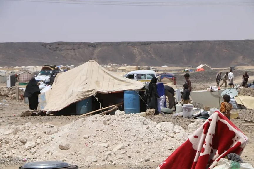 تقرير حكومي: نزوح 575 أسرة يمنية خلال أكتوبر الماضي من عدة محافظات ومارب الوجهة الرئيسية