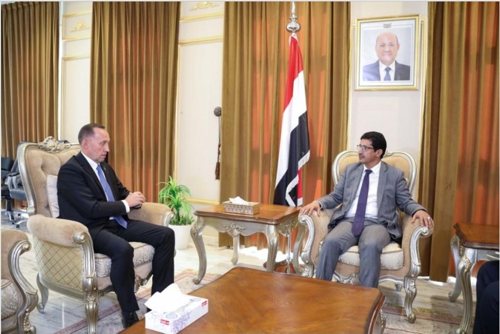 لقاء يمني أوكراني بشأن تسهيل ادخال الحبوب الى البلاد