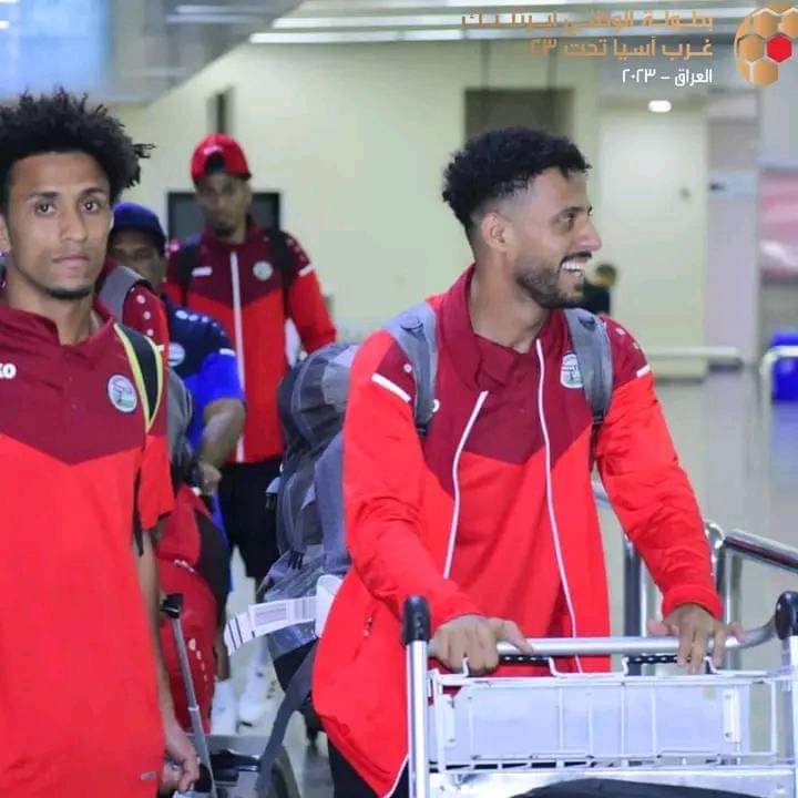 بعثة المنتخب الاولمبي اليمني تصل بغداد