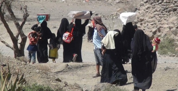 وحدة حكومية: نزوح 243 أسرة يمنية خلال سبتمبر الماضي