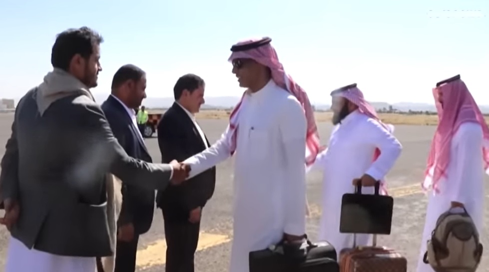 شاهد بالفيديو.. وفد سعودي في صنعاء لأول مرة