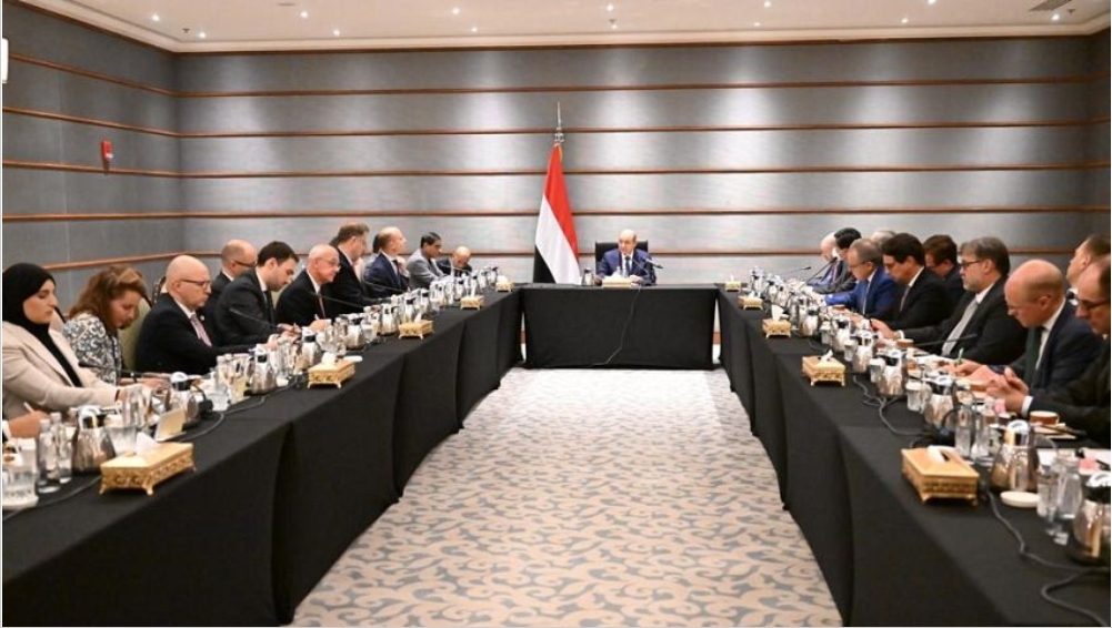 رئيس المجلس القيادي يستعرض الاصلاحات التي يقودها أمام سفراء الدول دائمة العضوية