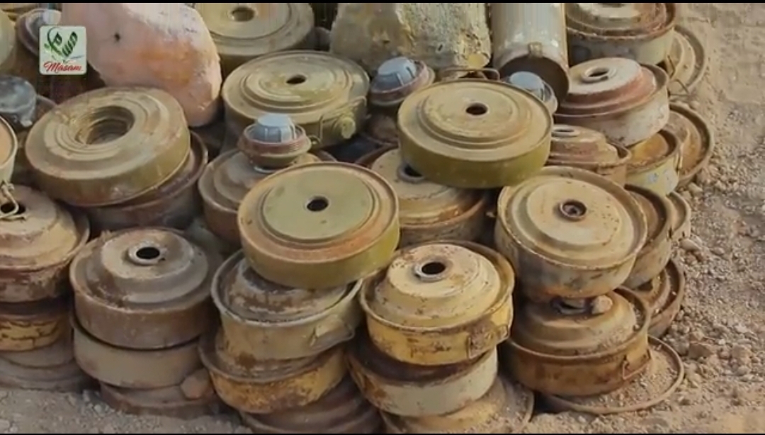 مسام السعودي ينزع اكثر من 1600 لغم وعبوة ناسفة في باب المندب