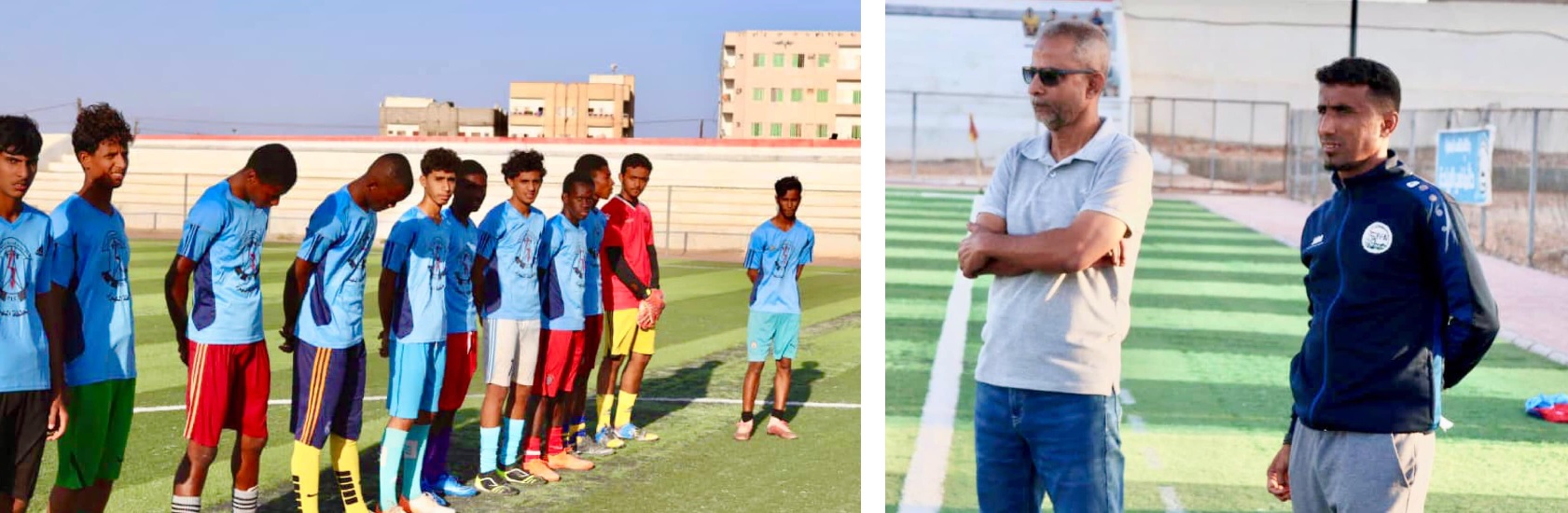 الجهاز الفني لمنتخب الناشئين اليمني يطلع على مستويات ناشئي المهرة وتعز وإب