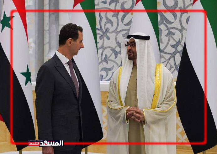 الرئيس السوري يصل الامارات في زيارة رسمية وبن زايد في مقدمة مستقبليه