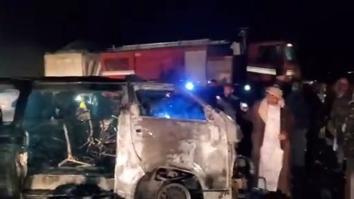 وفاة وإصابة  29 شخصاً إثر حادث مروري مروع وسط اليمن (صور)