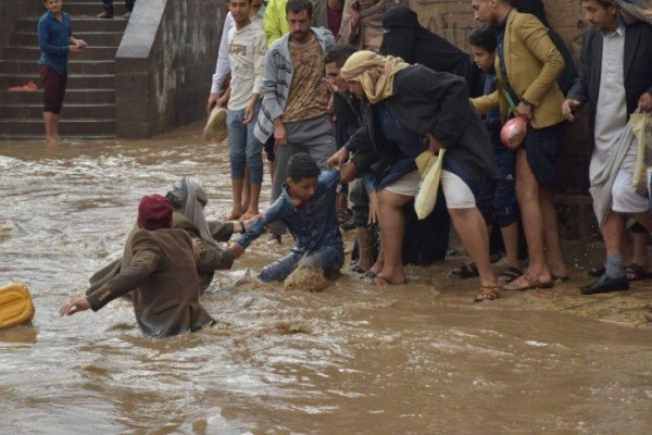 منظمة أممية تحذر: فيضانات مرتقبة تهدد 6 آلاف شخص في اليمن الاسبوع المقبل