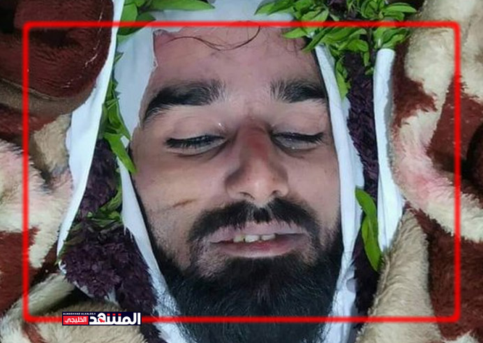 تشييع مهيب للناشط "المكحل" والمشاركون يهتفون: الشهيد حبيب الله والحوثي عدو الله - (فيديو)
