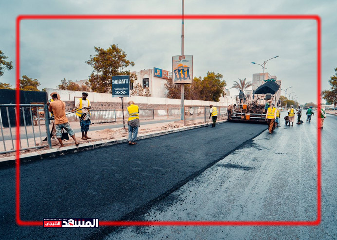 برنامج سعودي يعيد تأهيل الطرق الرئيسية في عدن