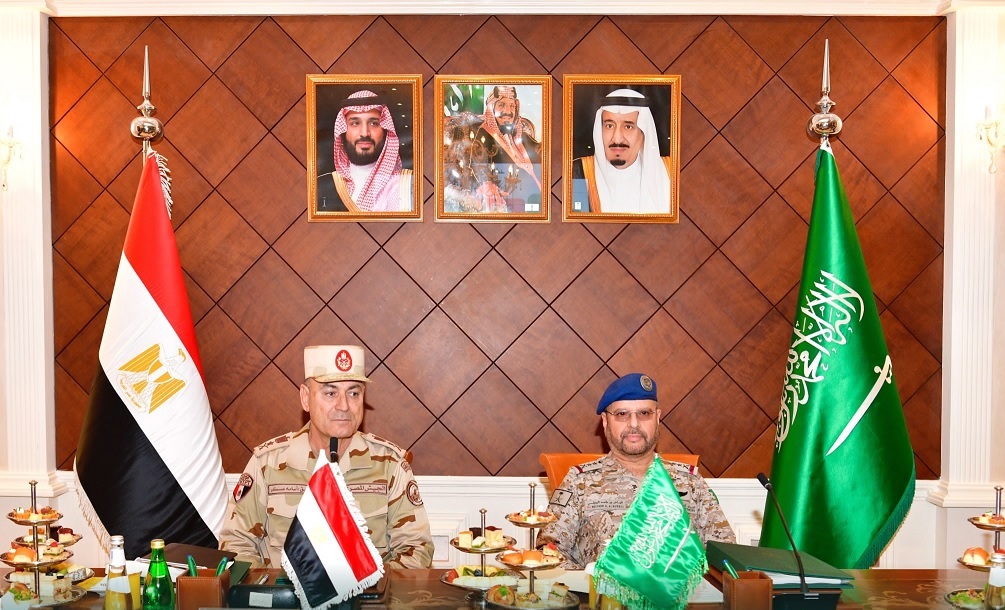 مباحثات عسكرية سعودية مصرية في مجال التعاون الدفاعي 