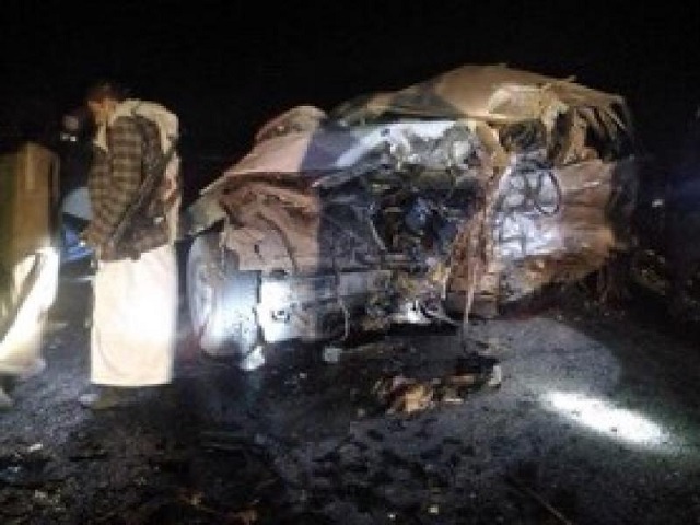 وفاة وإصابة 111 شخصاً إثر 50 حادثاً مرورياً في محافظة يمنية خلال شهر